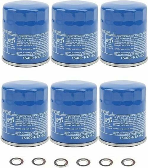 MIAOSENXIN 15400-RTA-003 Oil Filter with Tool Drain Plug Gasket 94109-14000 for