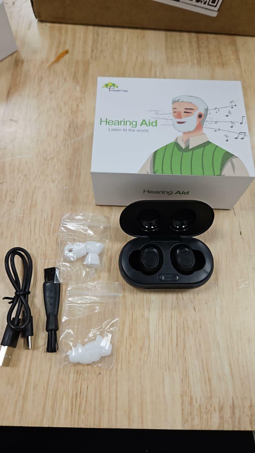 Rechargeable Hearing Aids for Seniors Adults, Digital Hearing Amplifiers, Small