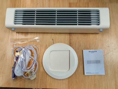 Portable Rechargeable Air Cooler Fan with Remote Control, 3 Speeds LED Touch