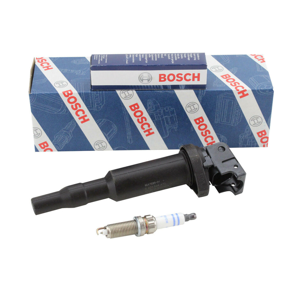BOSCH Platinum Spark Plug and Ignition Coil KIT For MINI Cooper F55 F56 R55 R56