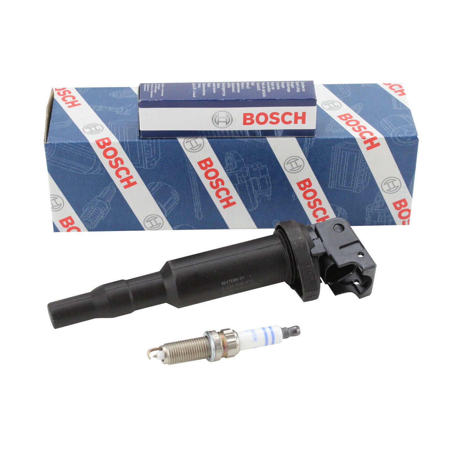 BOSCH Platinum Spark Plug and Ignition Coil KIT For MINI Cooper F55 F56 R55 R56