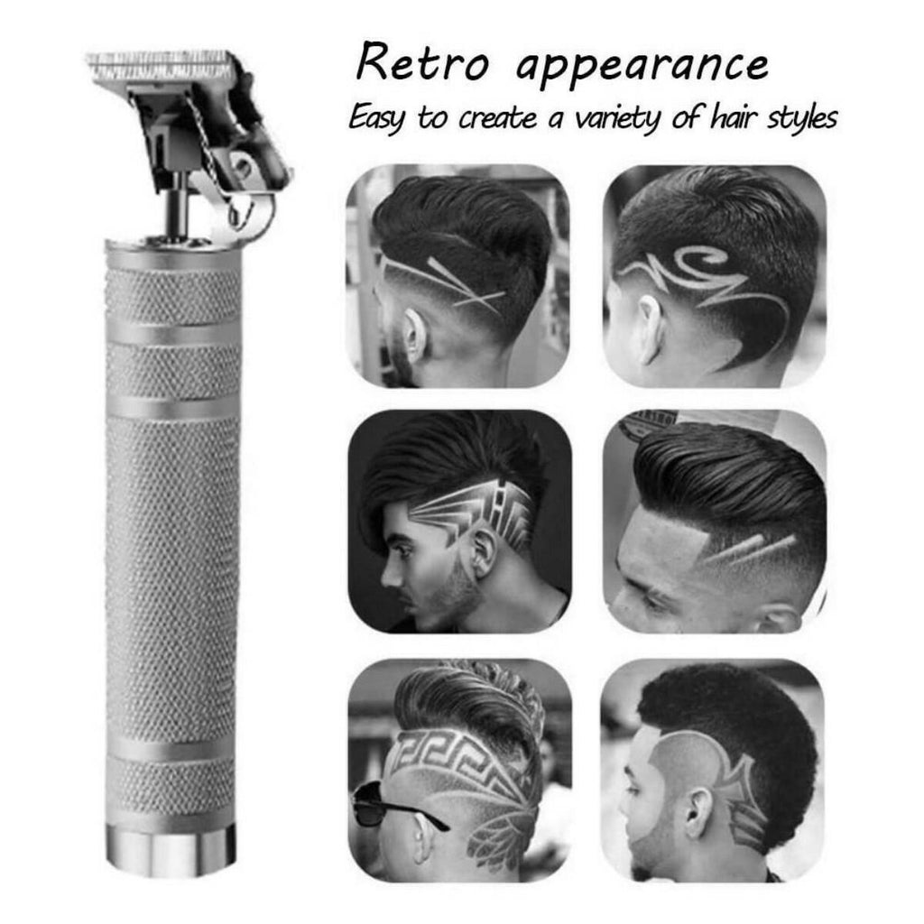 Kemei Silver Cordless Hair Clippers Trimmer Shaver Clipper Cutting Beard Barber