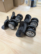OPEN BOX 4pcs/Set Replacement Luggage Suitcase Wheels Swivel Universal Swivel