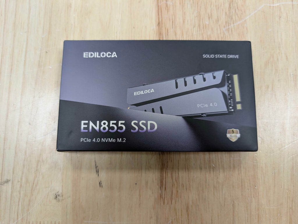 Ediloca 1TB PS5 SSD Heatsink PCIe Gen4 NVMe 7400MB/s DRAM EN855