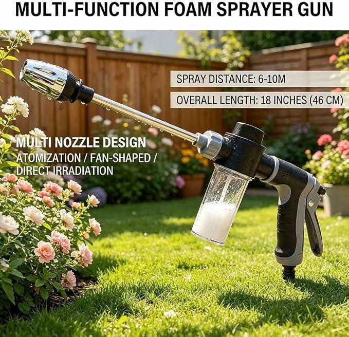 High Pressure Soap Sprayer Foam Gun Car Wash 3.5oz/100cc Dispenser Combo C