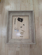 Pixy Canvas Size 7x9in Floater Frame 3/4in Deep Canvas Nordic White Oak Portrait