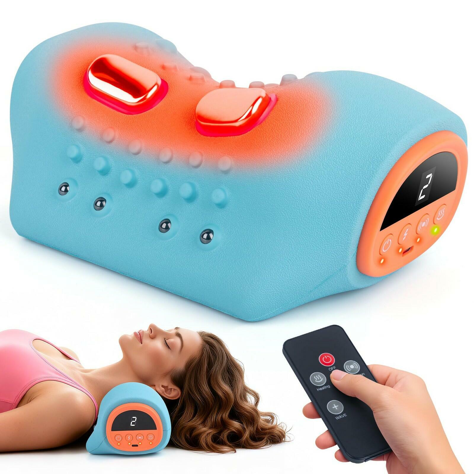 Pvlols Upgraded Neck Massager 2026, Neck and Shoulder Massager with Heat,