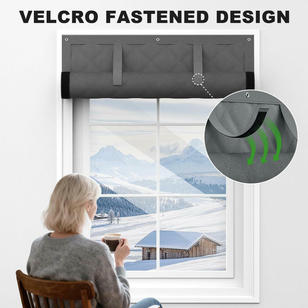 AGHITG Window Insulation Kit, Thermal Window Cover 30" x 56" for Window