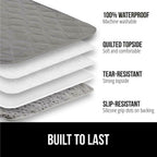 OPEN BOX - GORILLA GRIP Waterproof Couch Cover for Dogs, Gripped Slip Resistant