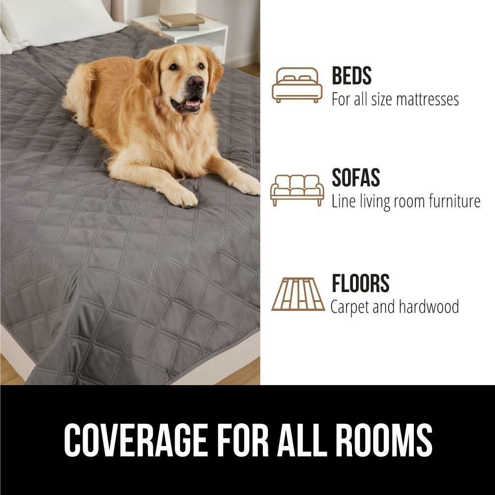 OPEN BOX - GORILLA GRIP Waterproof Couch Cover for Dogs, Gripped Slip Resistant