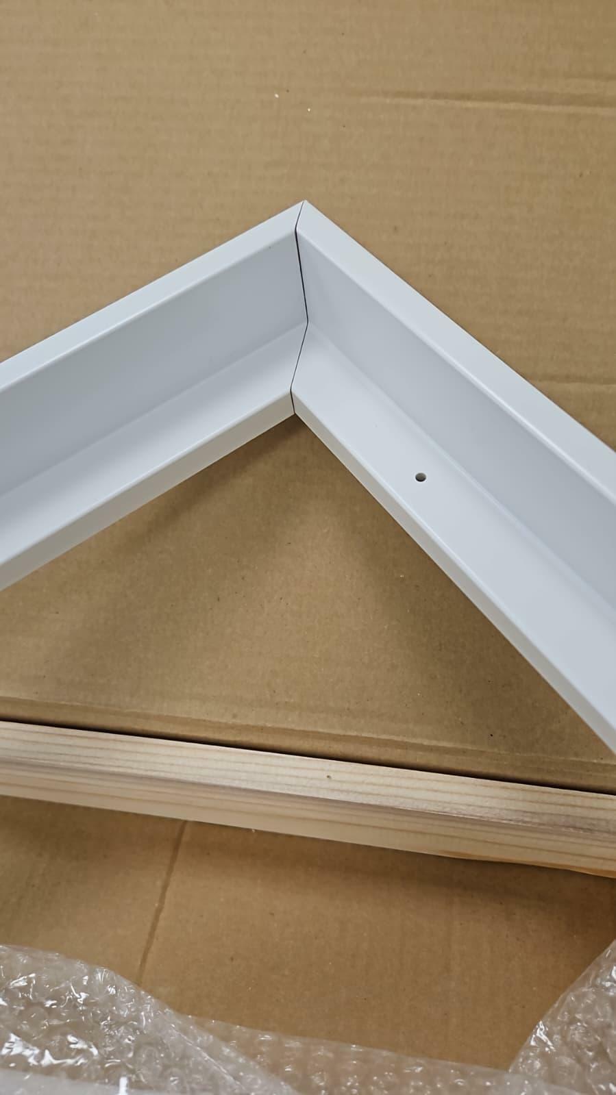 Pixy 30x40 Canvas Floater Frame White for 1.25" Deep Canvas Portrait