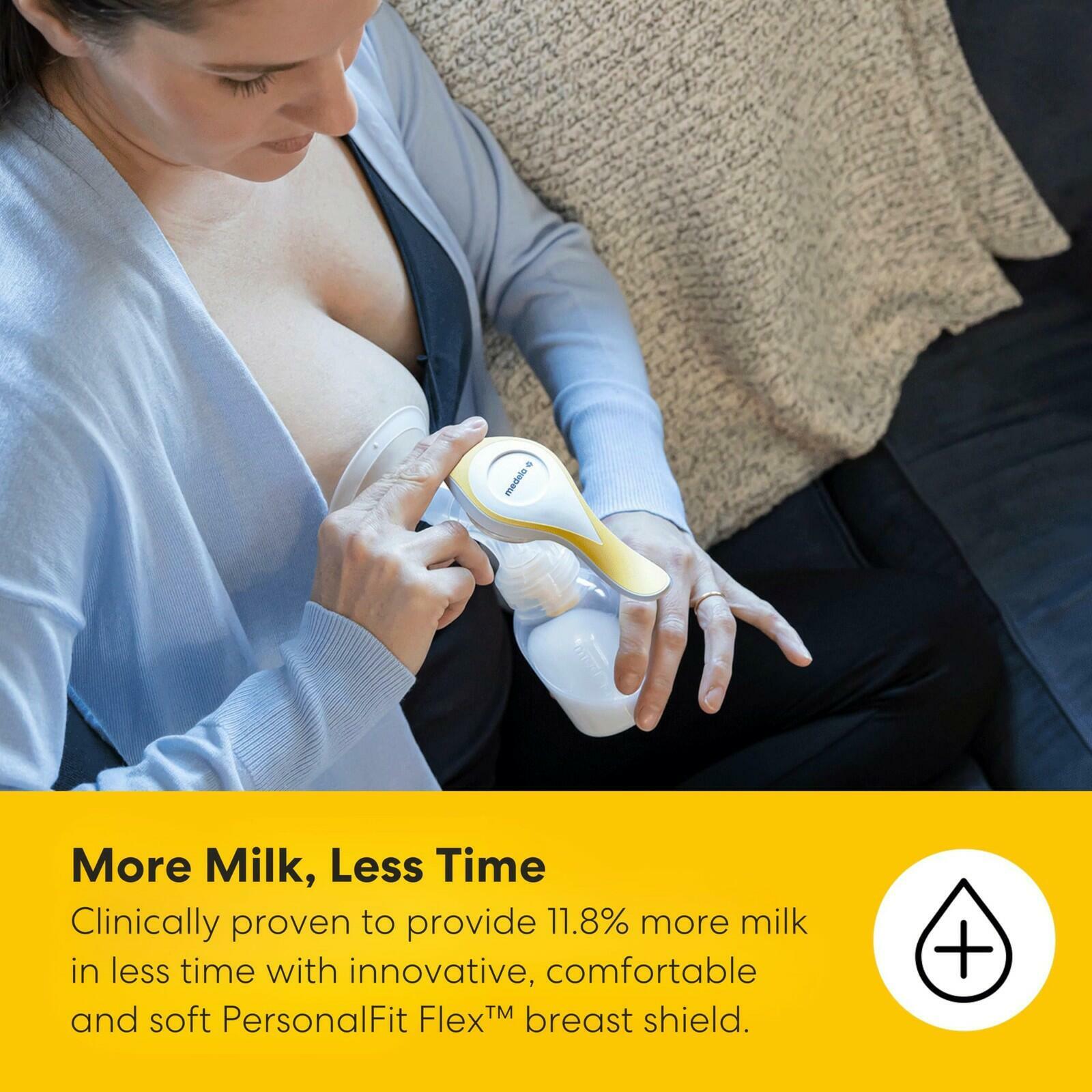 Medela Harmony Manual Breast Pump, Compact Swiss Design with PersonalFit Flex