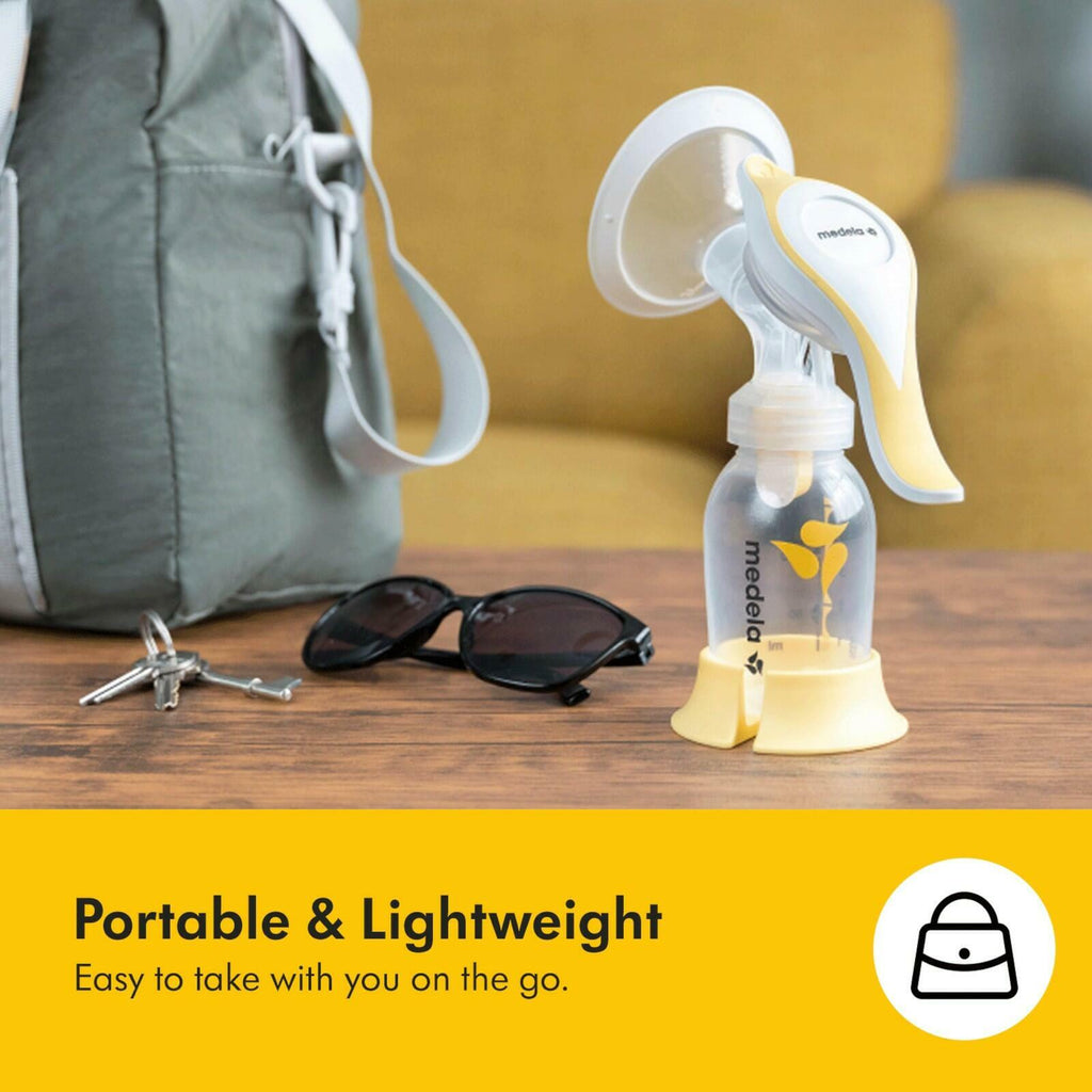 Medela Harmony Manual Breast Pump, Compact Swiss Design with PersonalFit Flex