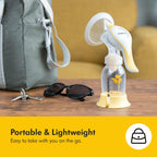 Medela Harmony Manual Breast Pump, Compact Swiss Design with PersonalFit Flex