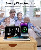 acer 7-in-1 Wireless Charging Station: Charger Stand for Multiple Devices for