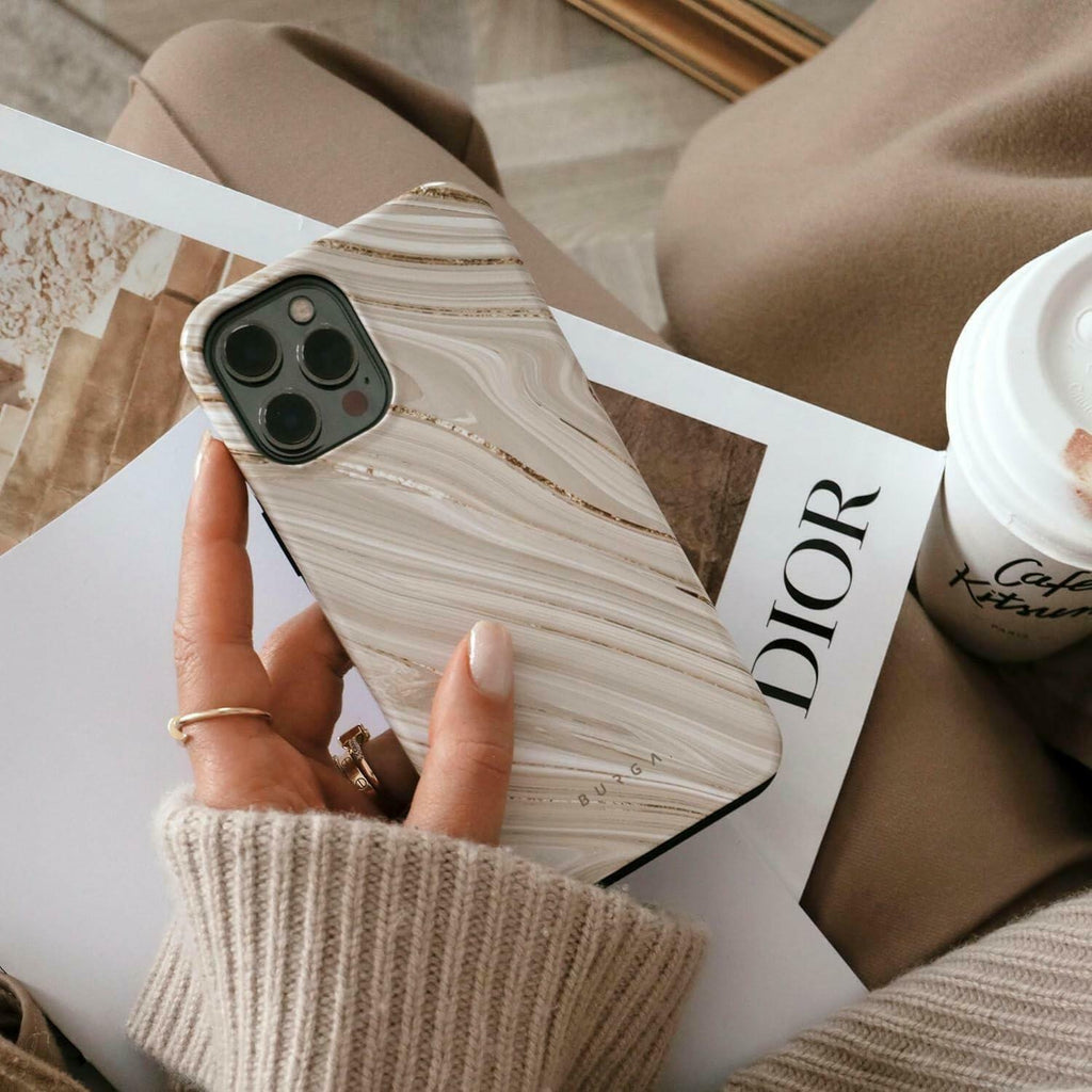 BURGA Phone Case for iPhone 16 Pro - Cute, Trendy, Aesthetic, Designer Pattern,