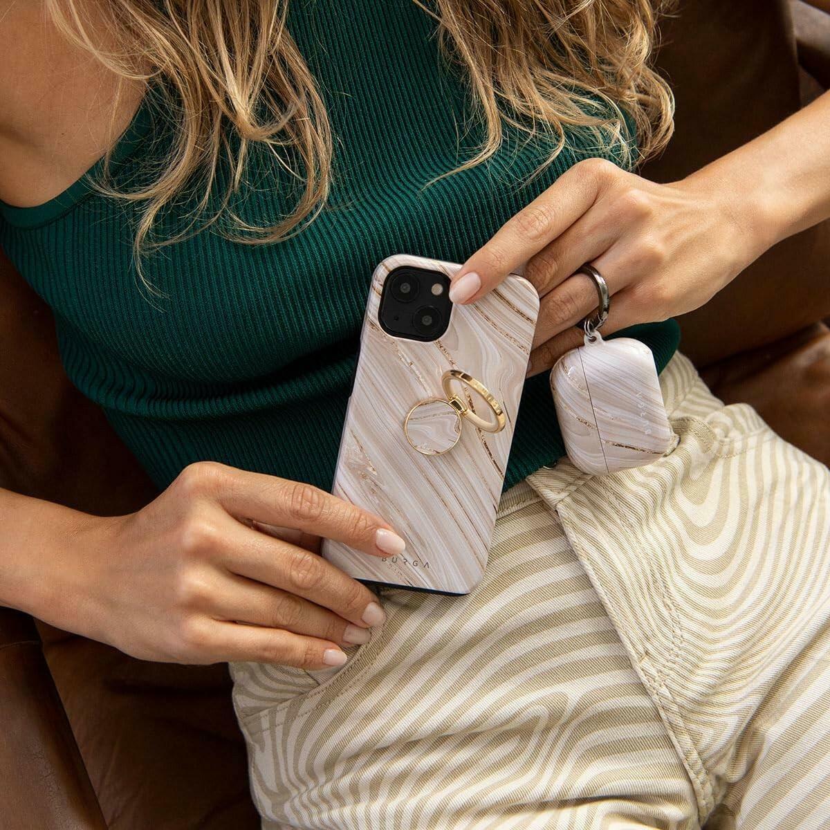 BURGA Phone Case for iPhone 16 Pro - Cute, Trendy, Aesthetic, Designer Pattern,