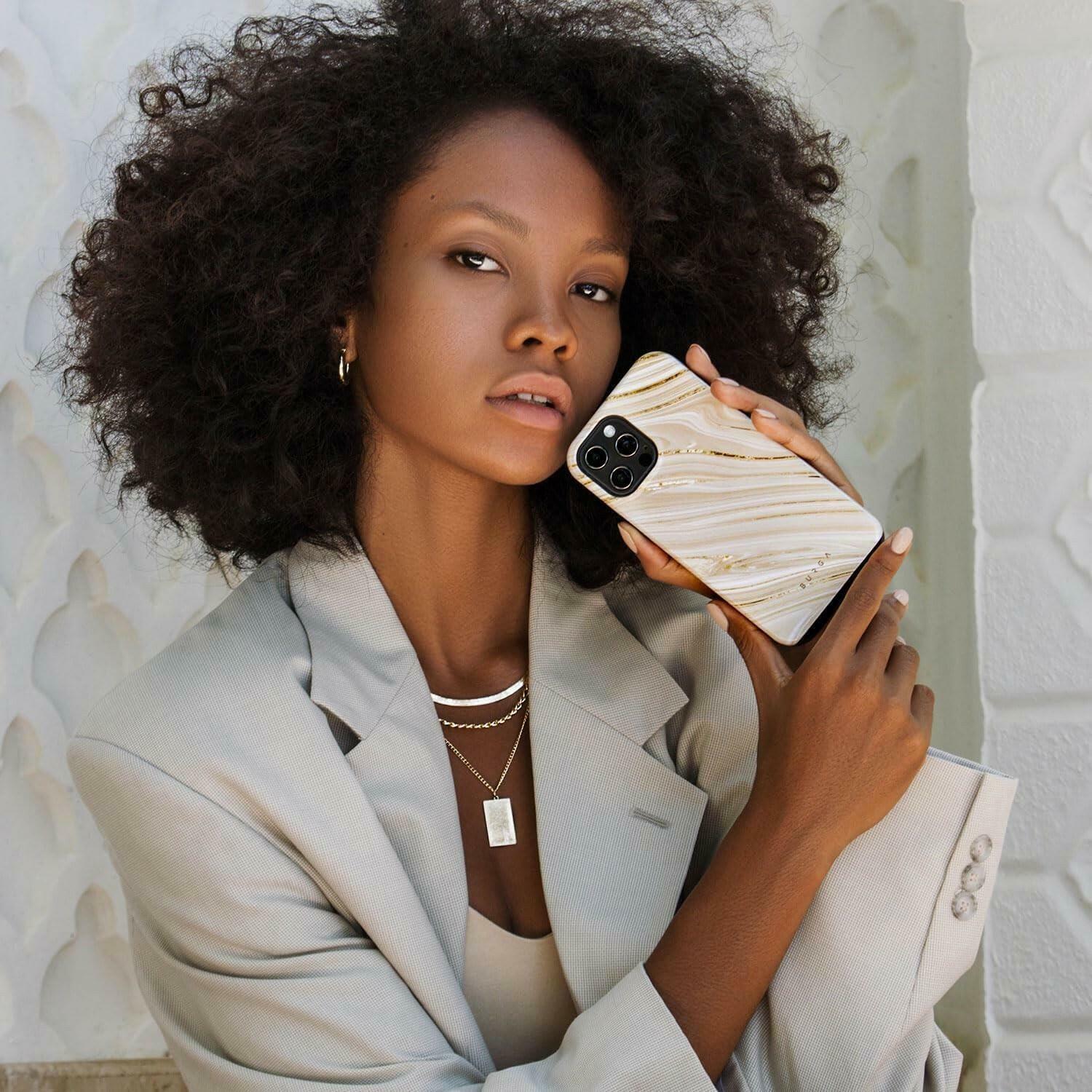 BURGA Phone Case for iPhone 16 Pro - Cute, Trendy, Aesthetic, Designer Pattern,