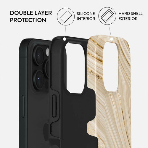 BURGA Phone Case for iPhone 16 Pro - Cute, Trendy, Aesthetic, Designer Pattern,