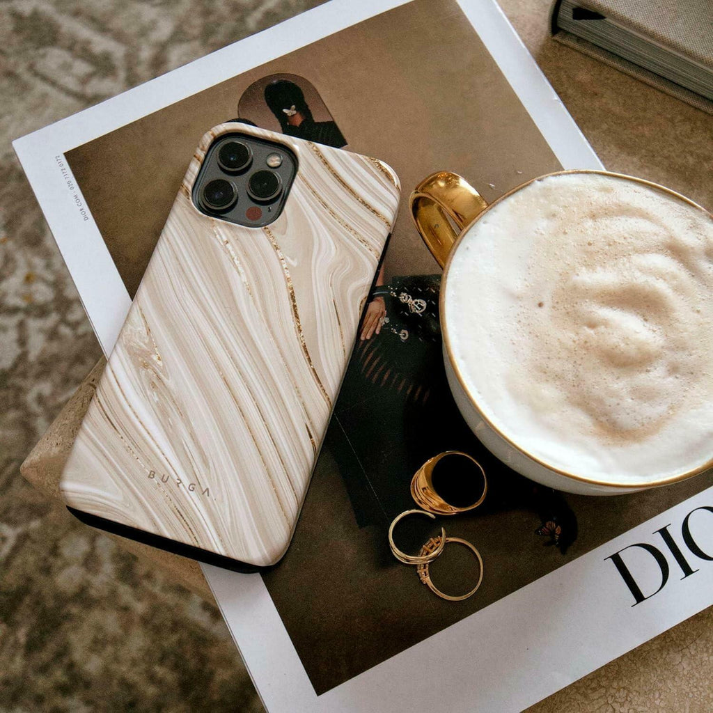 BURGA Phone Case for iPhone 16 Pro - Cute, Trendy, Aesthetic, Designer Pattern,