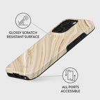 BURGA Phone Case for iPhone 16 Pro - Cute, Trendy, Aesthetic, Designer Pattern,