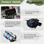 PUAMRPTS AC Heater Blower Motor Compatible with Ford F-250, F-350, F-450, F-550