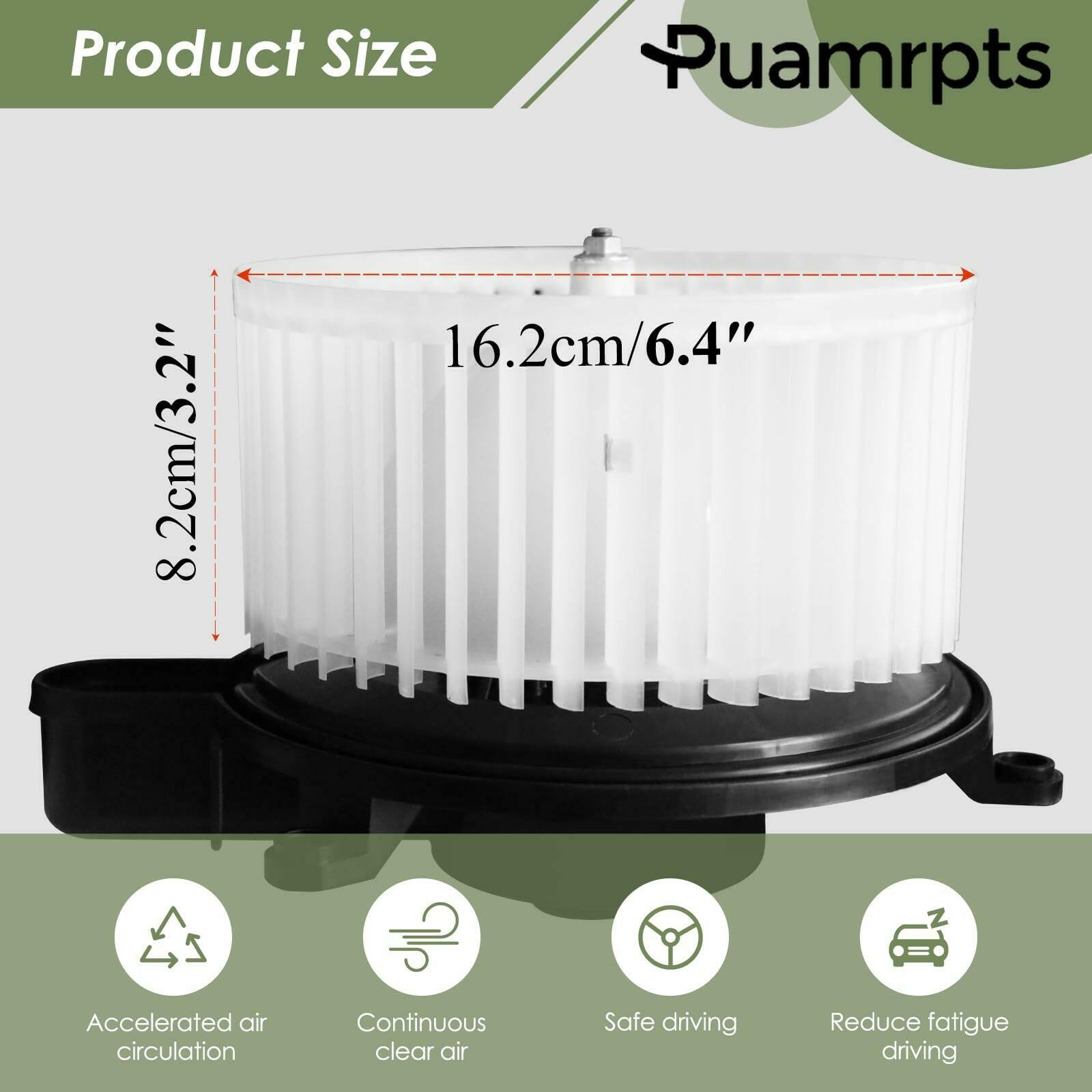 PUAMRPTS AC Heater Blower Motor Compatible with Ford F-250, F-350, F-450, F-550