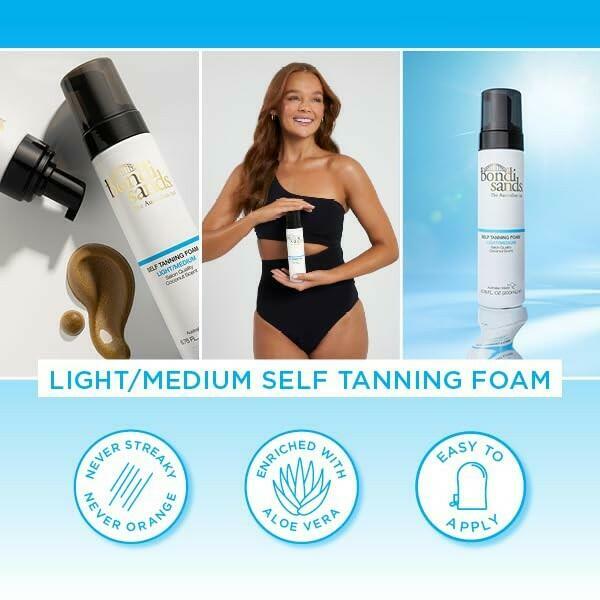 Bondi Sands Self Tanning Foam | Lightweight, Self-Tanner Foam Enriched with Aloe