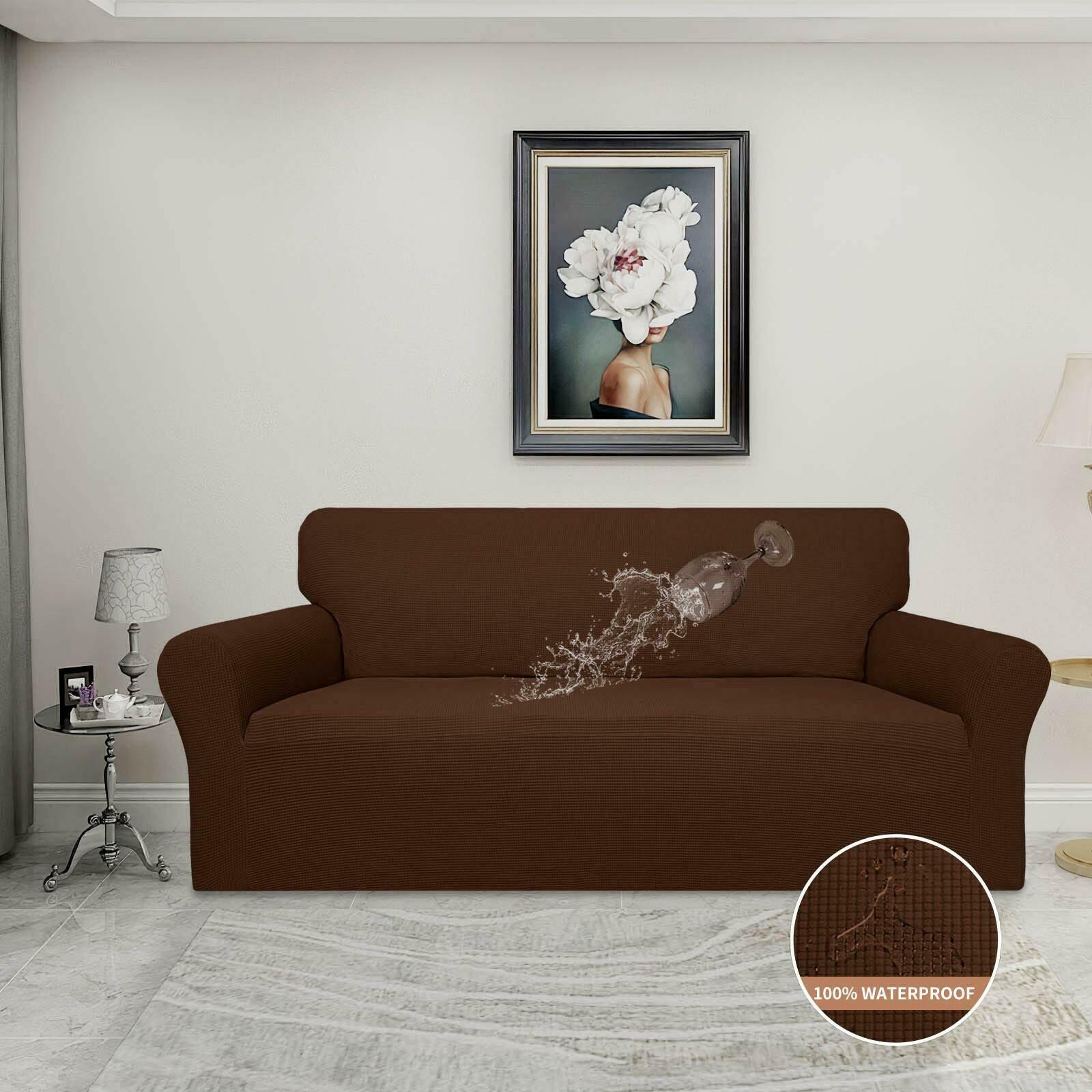 Easy-Going 100% Waterproof Couch Cover, Dual Waterproof Sofa Cover, Stretch