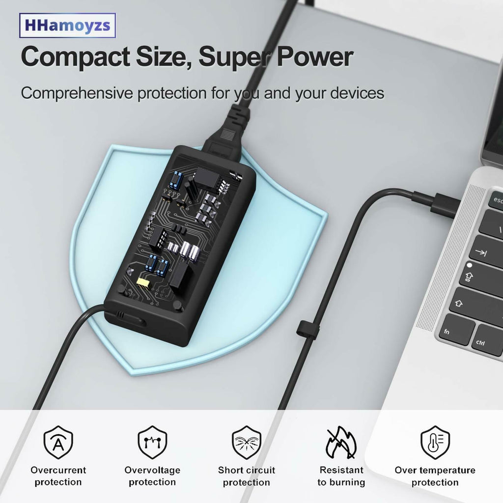 HHamoyzs 65W Laptop Charger USB C - Compatible with Dell Latitude