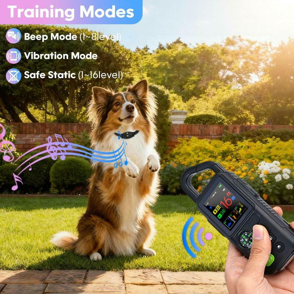 Beatails Wireless Dog Fence System for 2 Dogs with Lighting, Adjustable 5 in 1