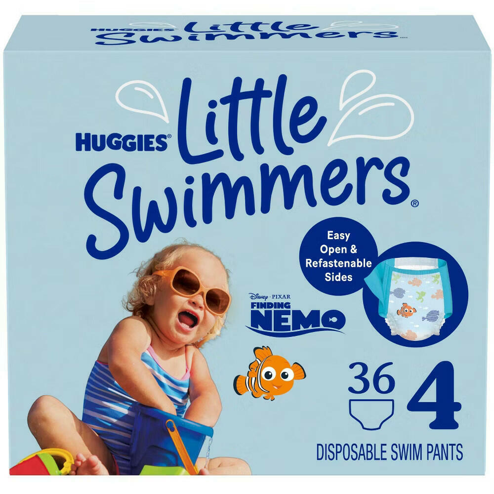 36 Count Huggies Little Swimmers Disposable Swim Diapers - Size 4 (Medium)