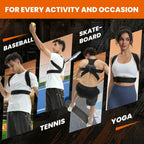 Floiax Posture Corrector for Men and Women, Breathable Back Brace, Lumbar