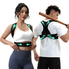 Floiax Posture Corrector for Men and Women, Breathable Back Brace, Lumbar