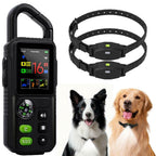 Beatails Wireless Dog Fence System for 2 Dogs with Lighting, Adjustable 5 in 1