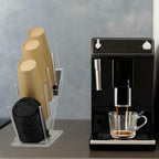 PAMISO Disposable Cups Holder, Large Acrylic Coffee Bar Organizer for 20oz,