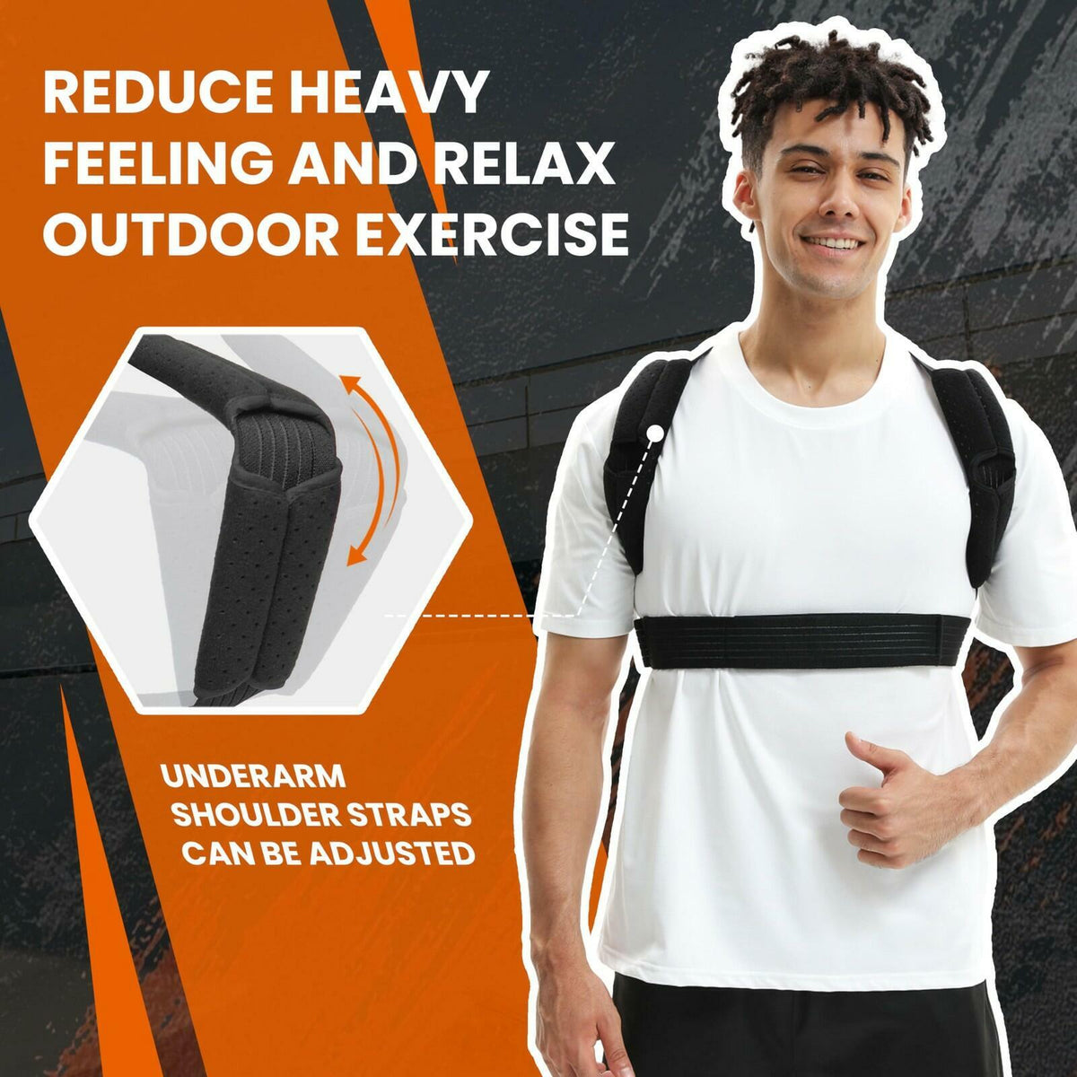 Floiax Posture Corrector for Men and Women, Breathable Back Brace, Lumbar