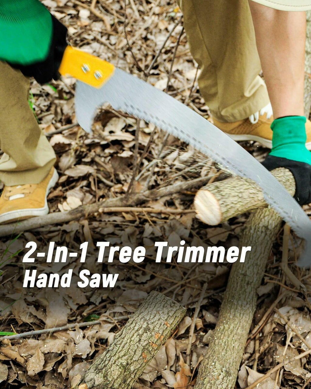 BlumeTrec 11FT Pole Saw with Adjustable Length for Tree Trimming, Lightweight