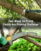 BlumeTrec 11FT Pole Saw with Adjustable Length for Tree Trimming, Lightweight