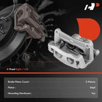 A-Premium Front Brake Caliper Pad Set Left Right Subaru Forester Impreza