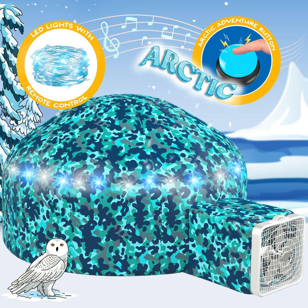 OPEN BOX - W&O Arctic Camo Aerodome with LED Lights & Sound – Inflates in