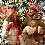 Christmas Projector Lights Outdoor, GUSODOR Dynamic Snowflake Projector IP65
