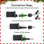 Christmas Projector Lights Outdoor, GUSODOR Dynamic Snowflake Projector IP65