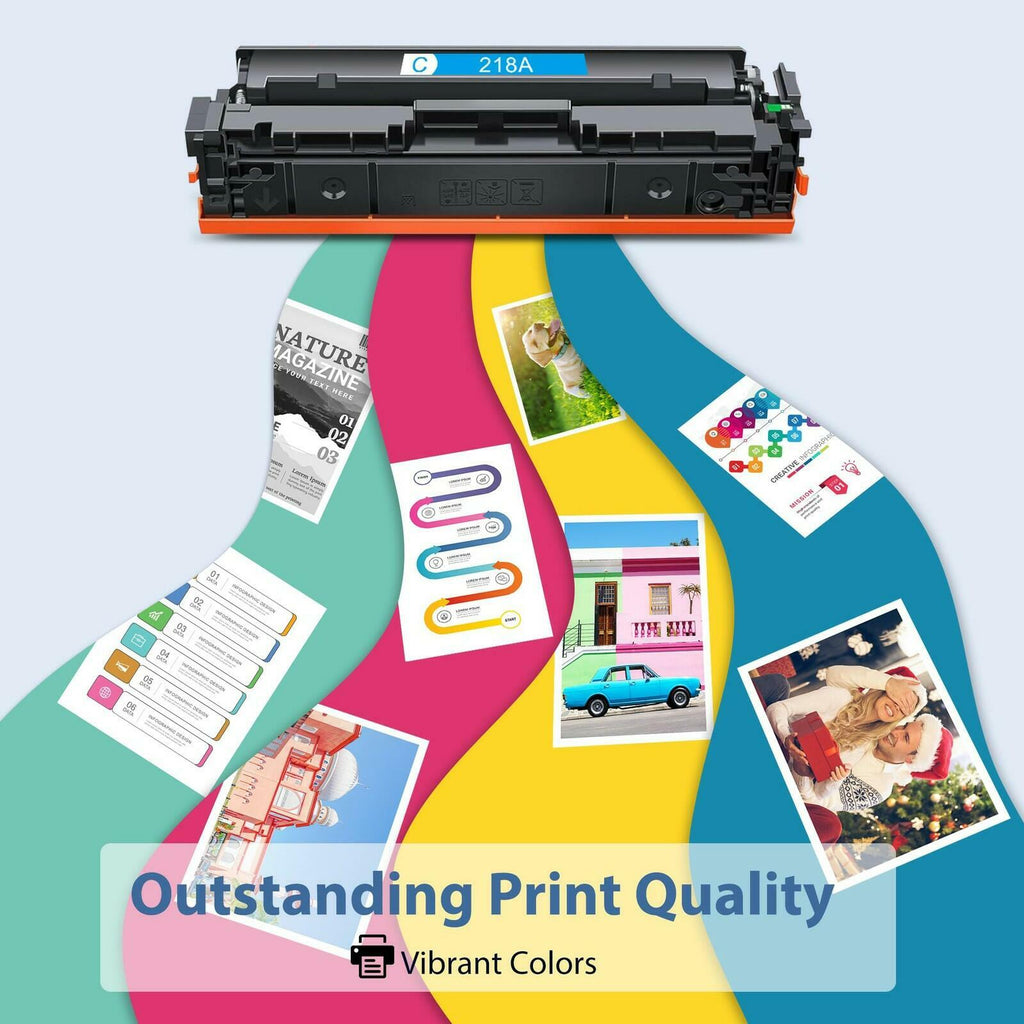 Aililiya 218A Toner Cartridges 4 Pack 3201dw MFP 3301fdw Toner Compatible for