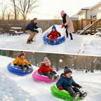 Kids Snow Tube Sleds 3 Pack, 36" Inflatable Snow Sled, Heavy Duty PVC Sledding