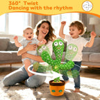 Interactive Baby Toys Dancing Talking Cactus Toy,Funny Gift for Infant 6-18