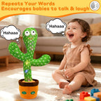 Interactive Baby Toys Dancing Talking Cactus Toy,Funny Gift for Infant 6-18