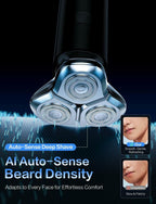 eboboin Electric Razor for Men, Men's Electric Shaver, 3-Blade Rotary Shaving
