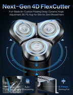 eboboin Electric Razor for Men, Men's Electric Shaver, 3-Blade Rotary Shaving