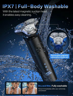 eboboin Electric Razor for Men, Men's Electric Shaver, 3-Blade Rotary Shaving